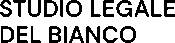 logo studio legale del bianco